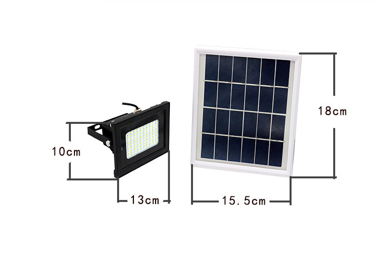 Solar-LED-Flutlicht für Licht überall ohne Stromquelle!